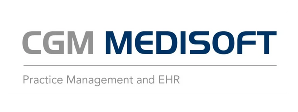 The logo for cgm medisoft practice management and ehr