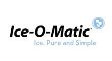 The logo for ice-o-matic ice . pure and simple.