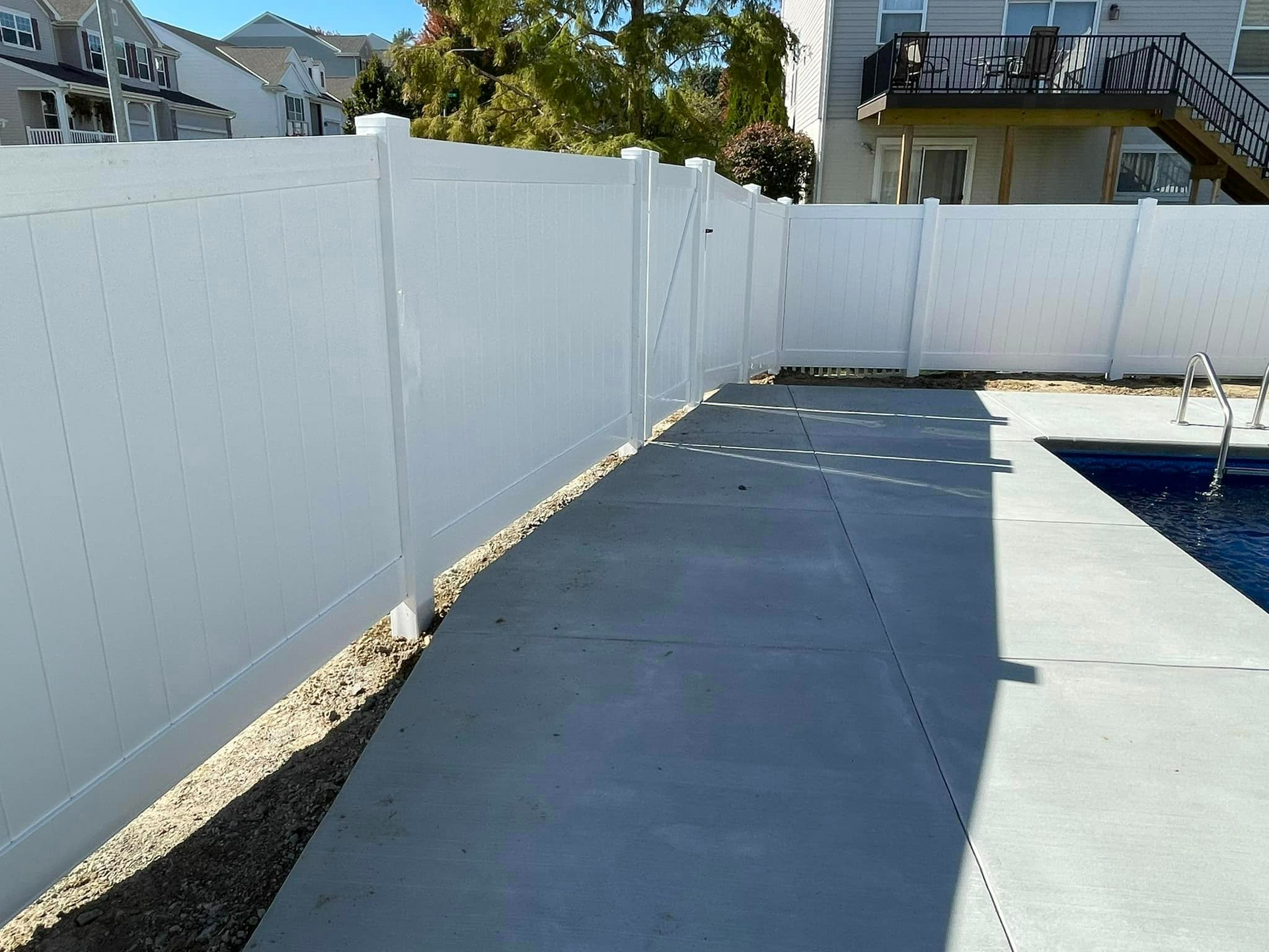 Vinyl fence