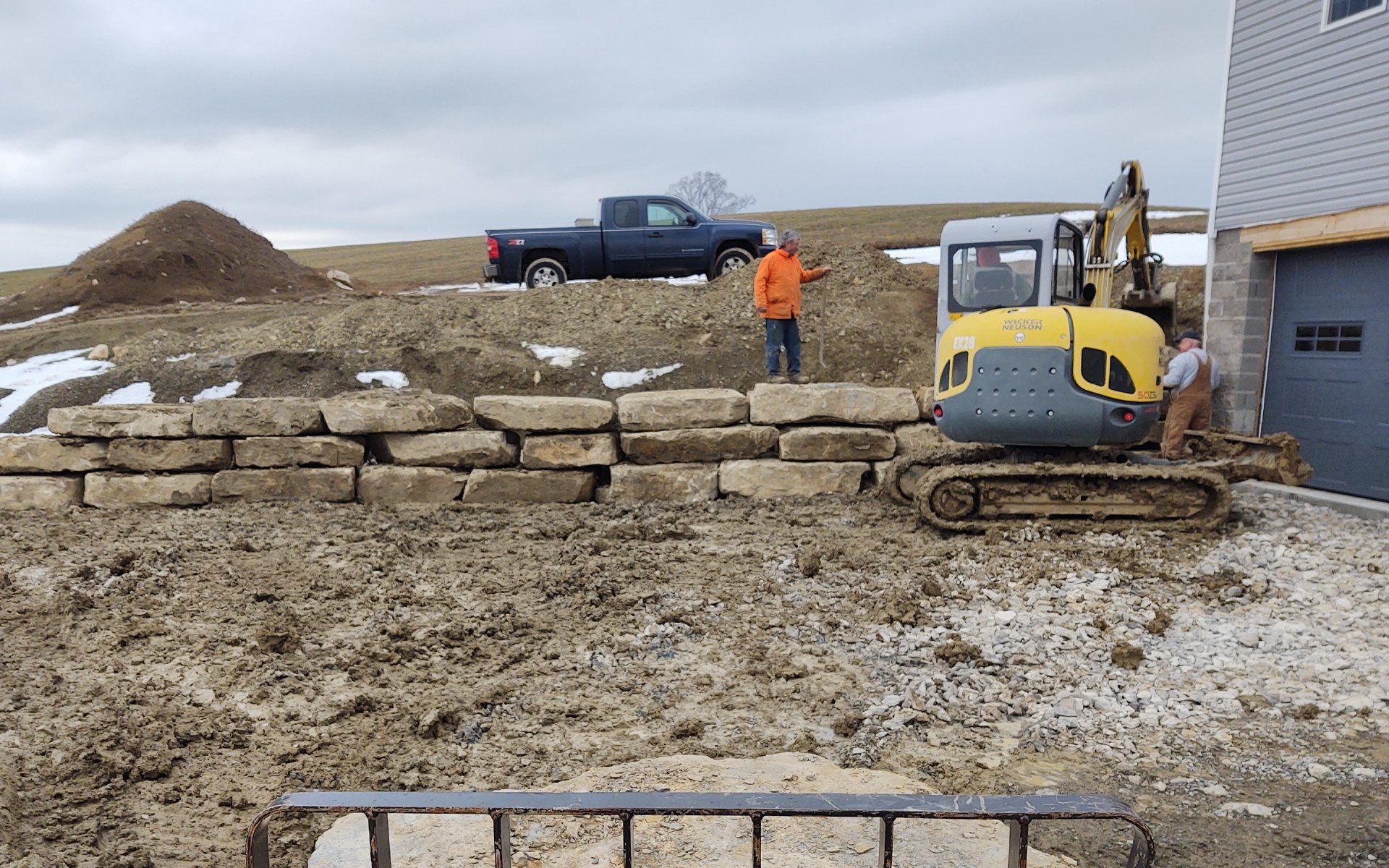Rock Retaining Walls