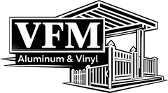 VFM - Aluminum and Vinyl Fences Gates Rails and Patio Covers - Logo