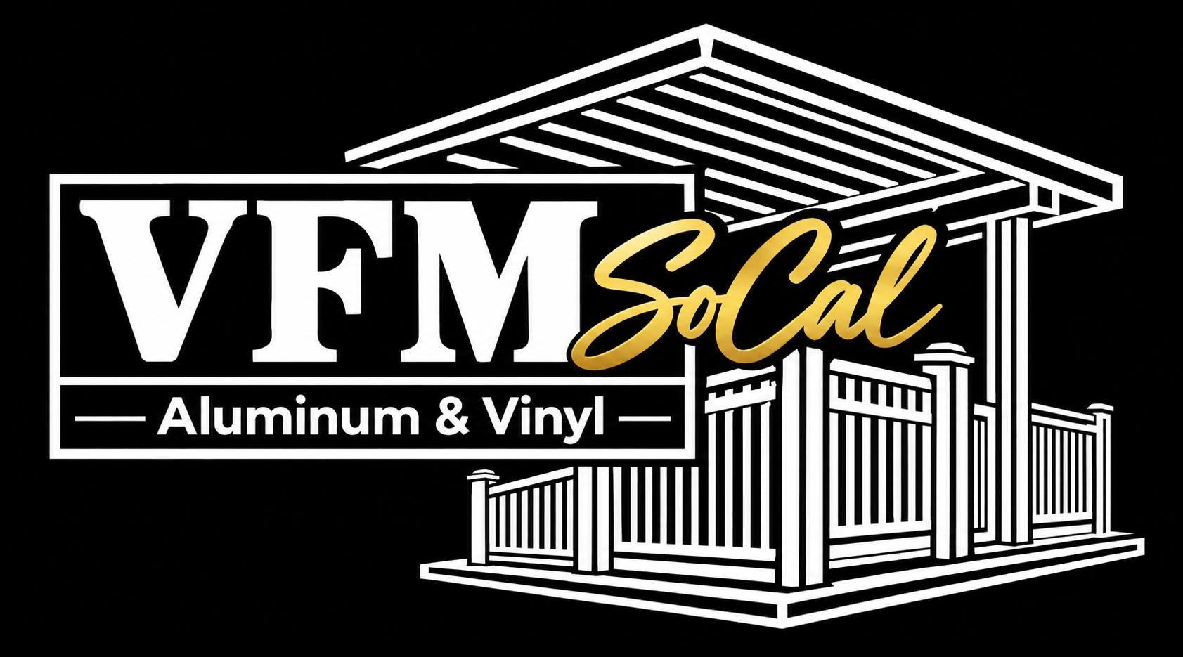 VFM - Aluminum and Vinyl Fences Gates Rails and Patio Covers - Logo