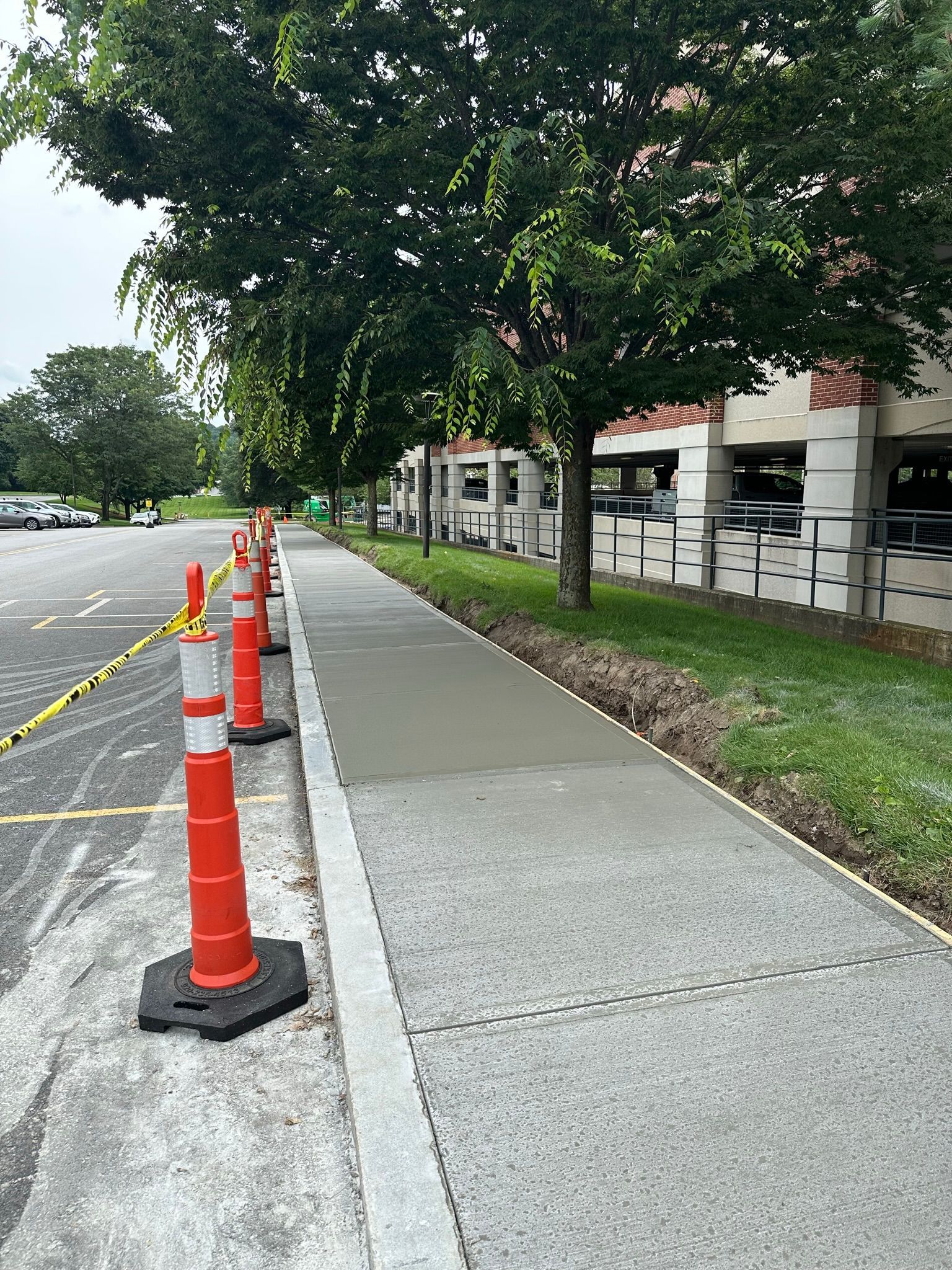 New sidewalk