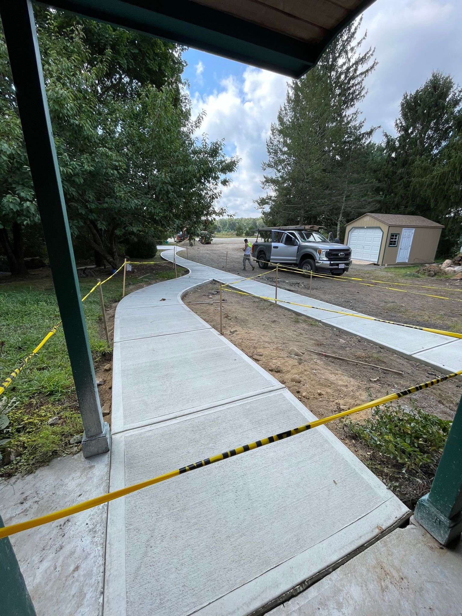 New ADA handicap ramp