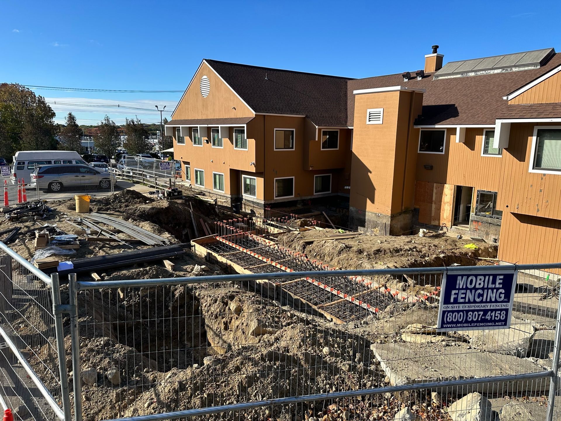 Concrete footing construction