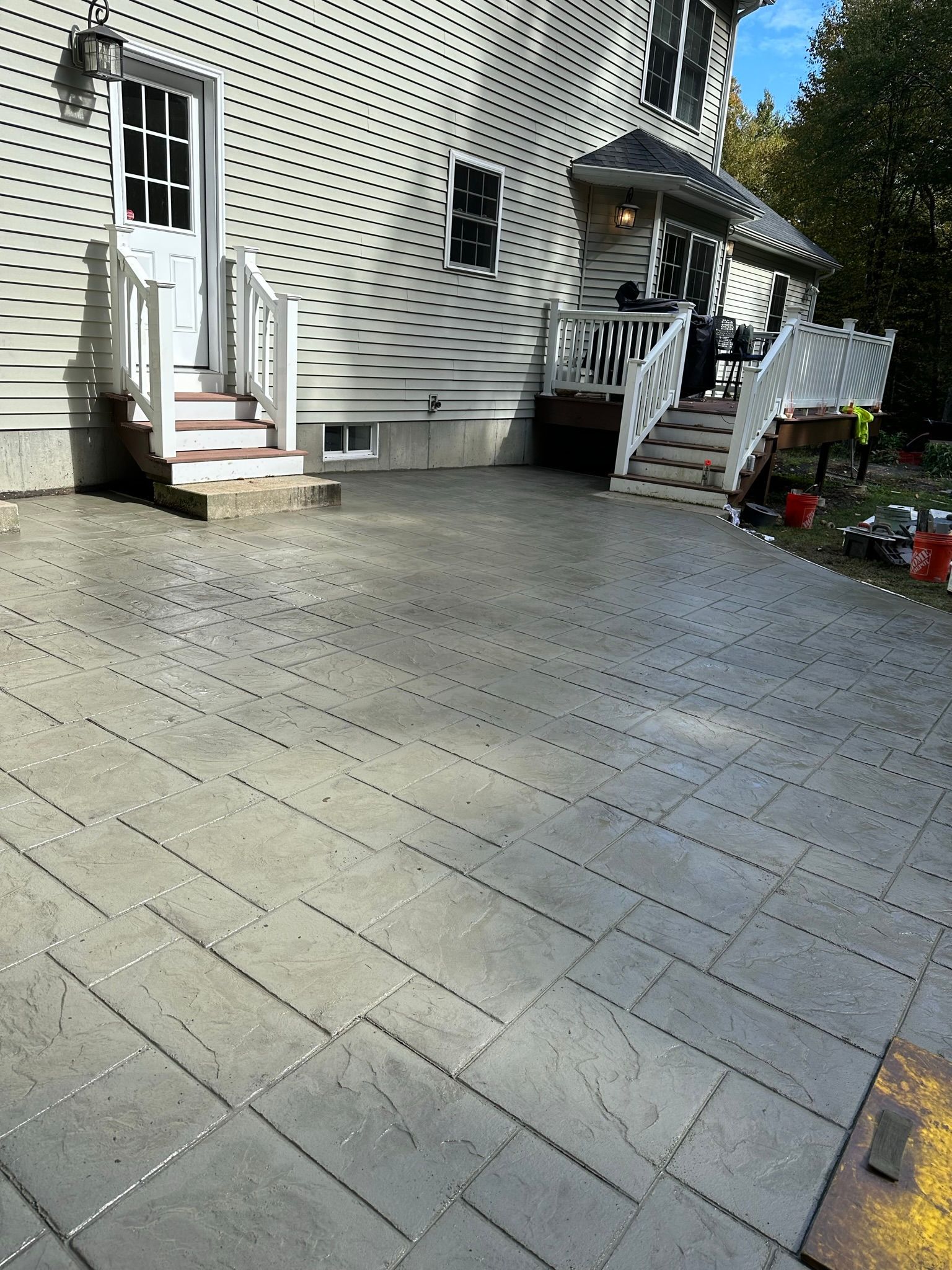 Stamped concrete