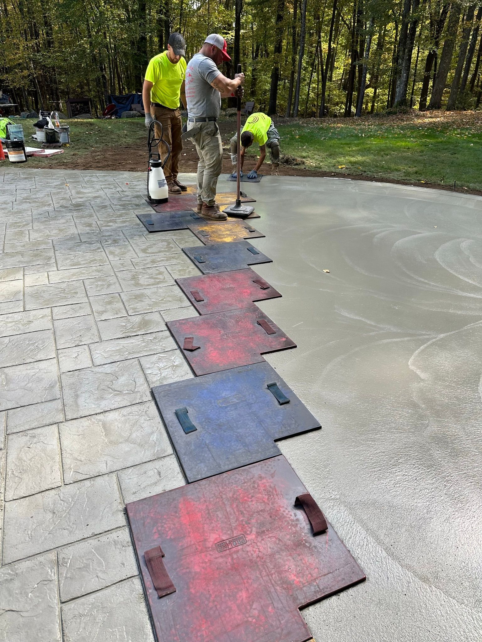 Stamped concrete