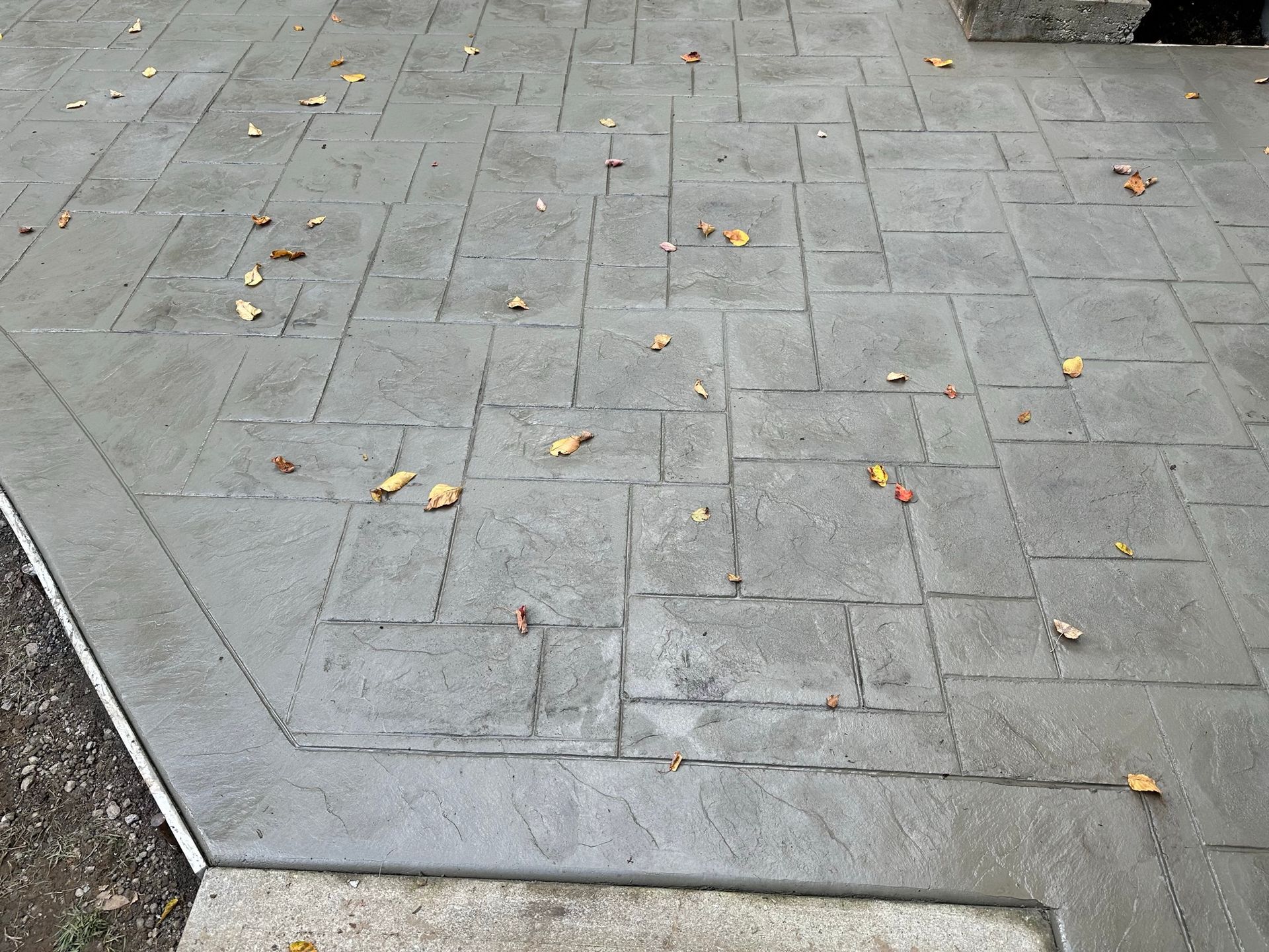 Stamped concrete