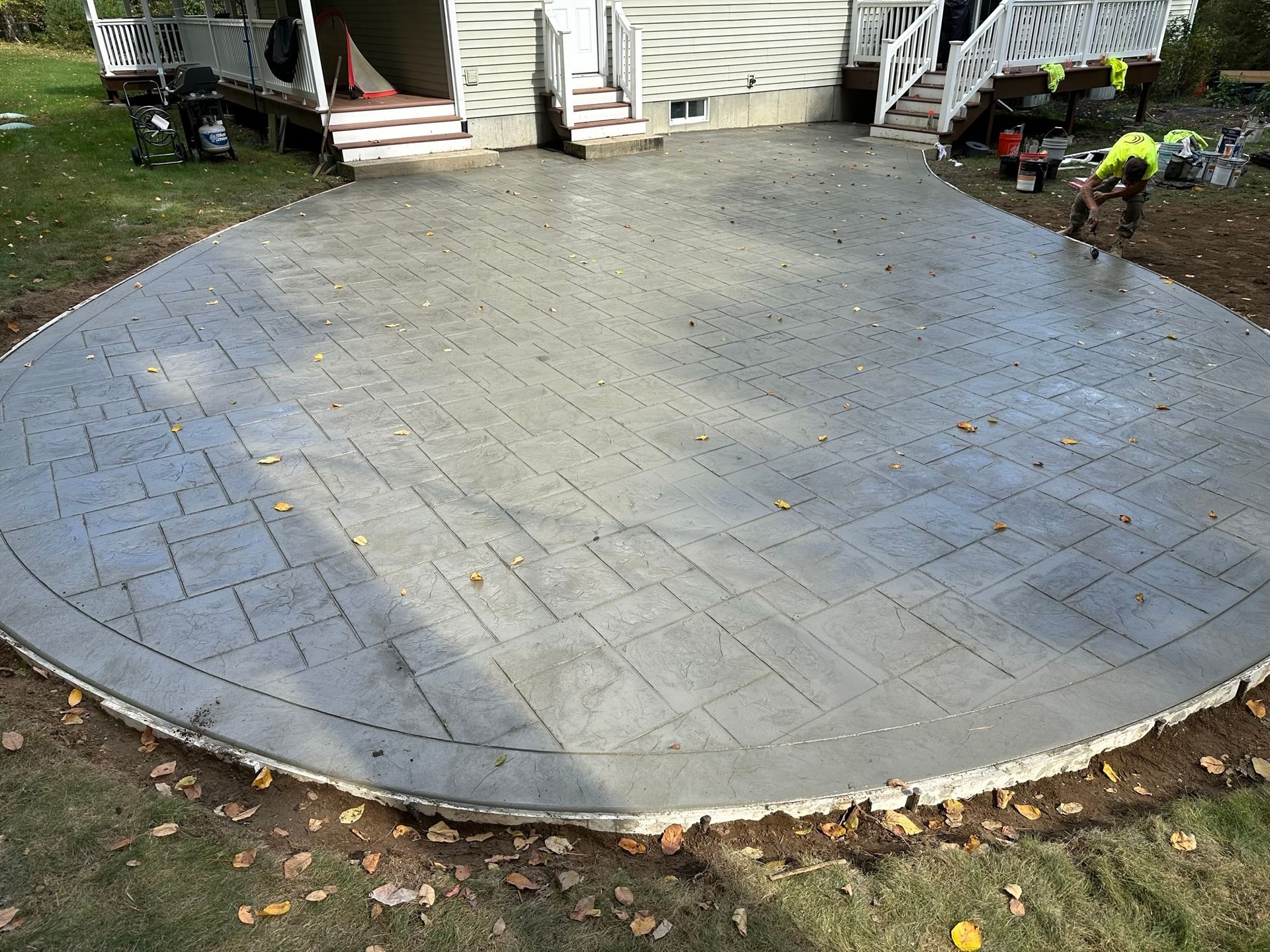 Stamped concrete