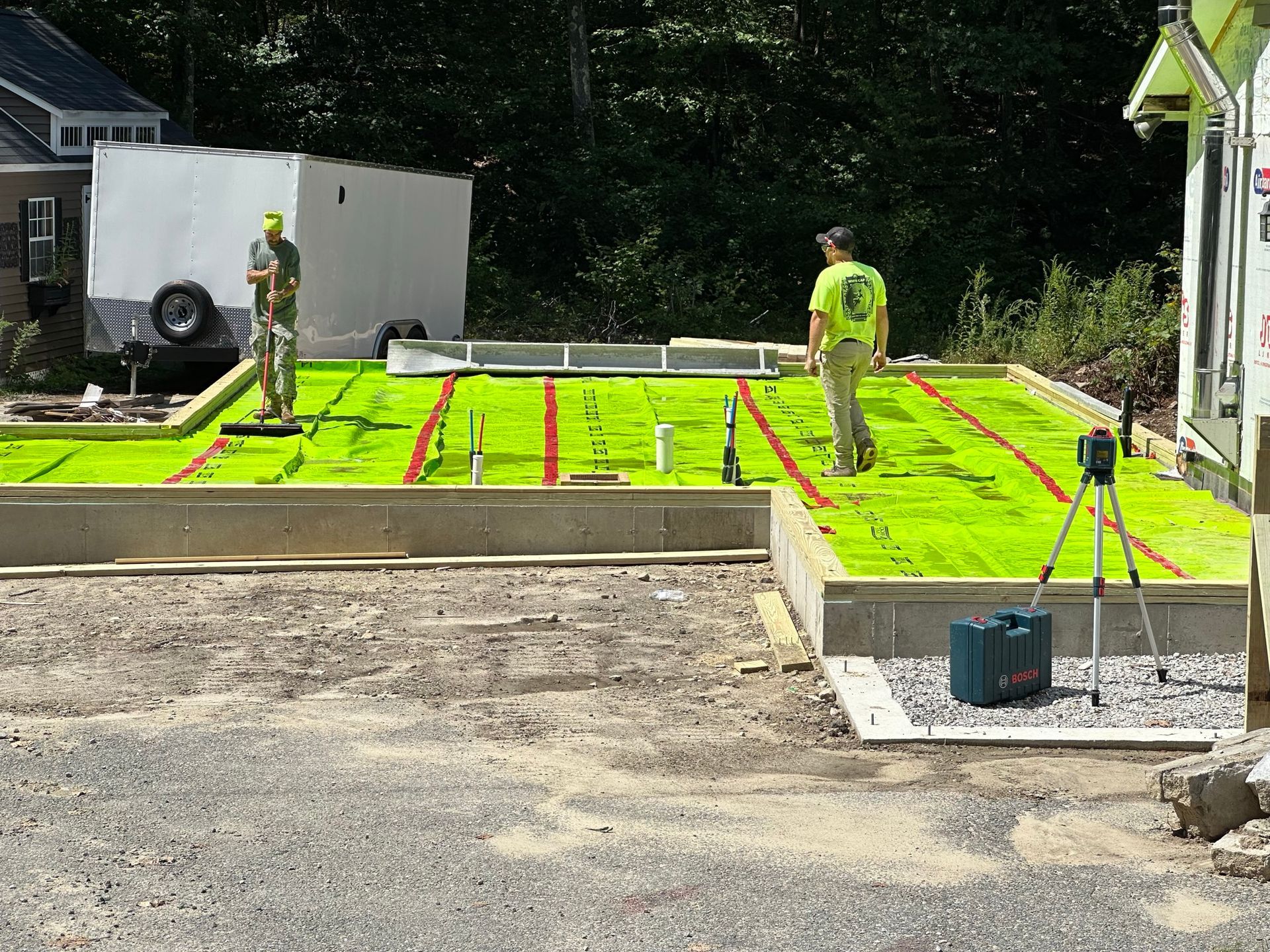 Concrete slab construction