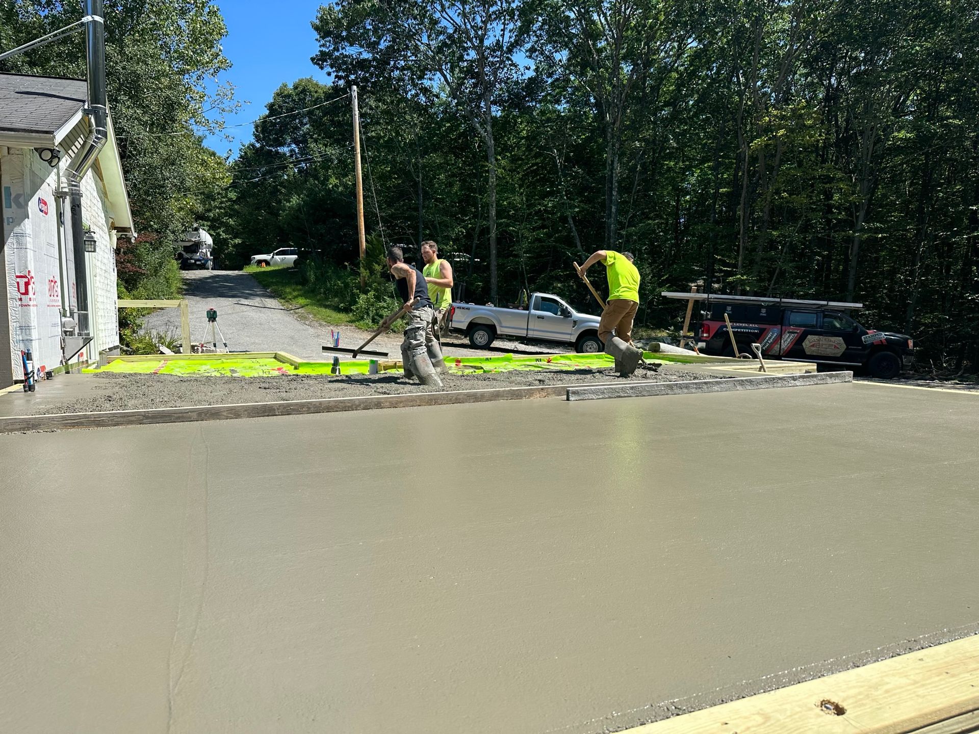 Concrete slab construction