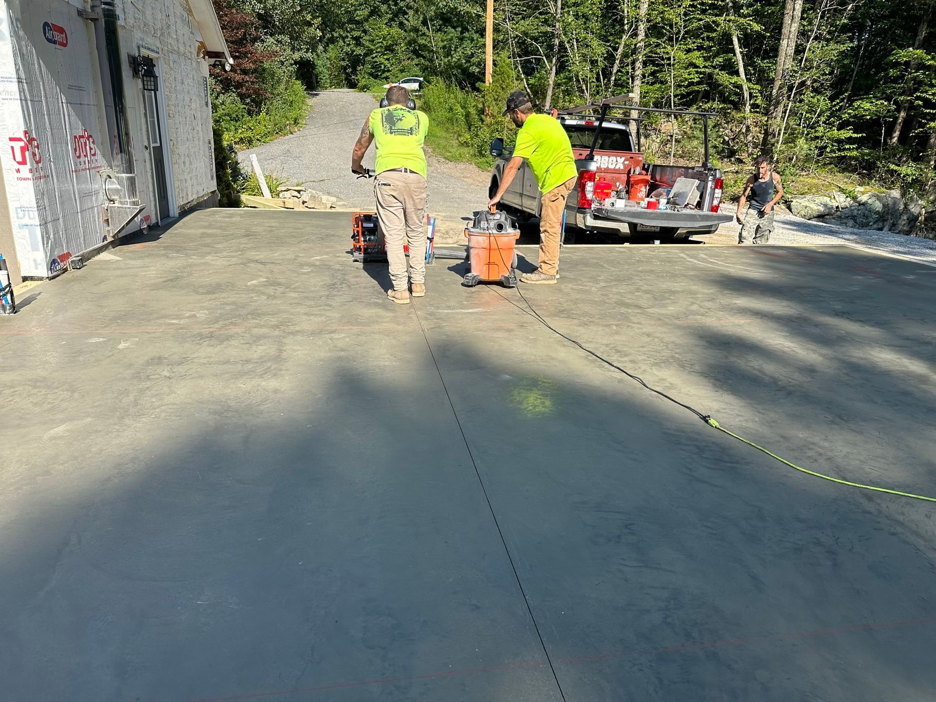 Concrete slab construction