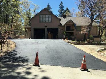Sealcoated driveway