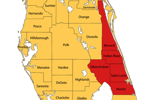 Drilling and Irrigation Services service area map