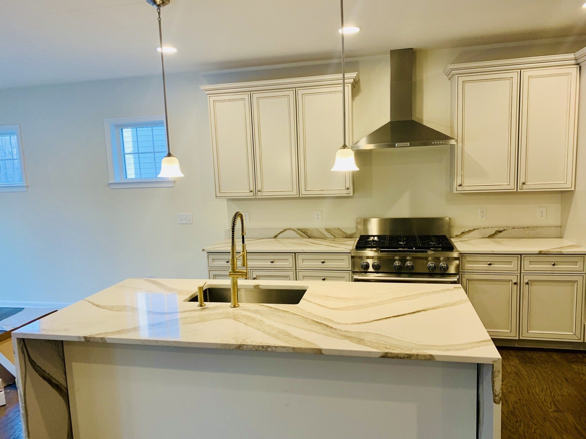 kitchen countertop with sink