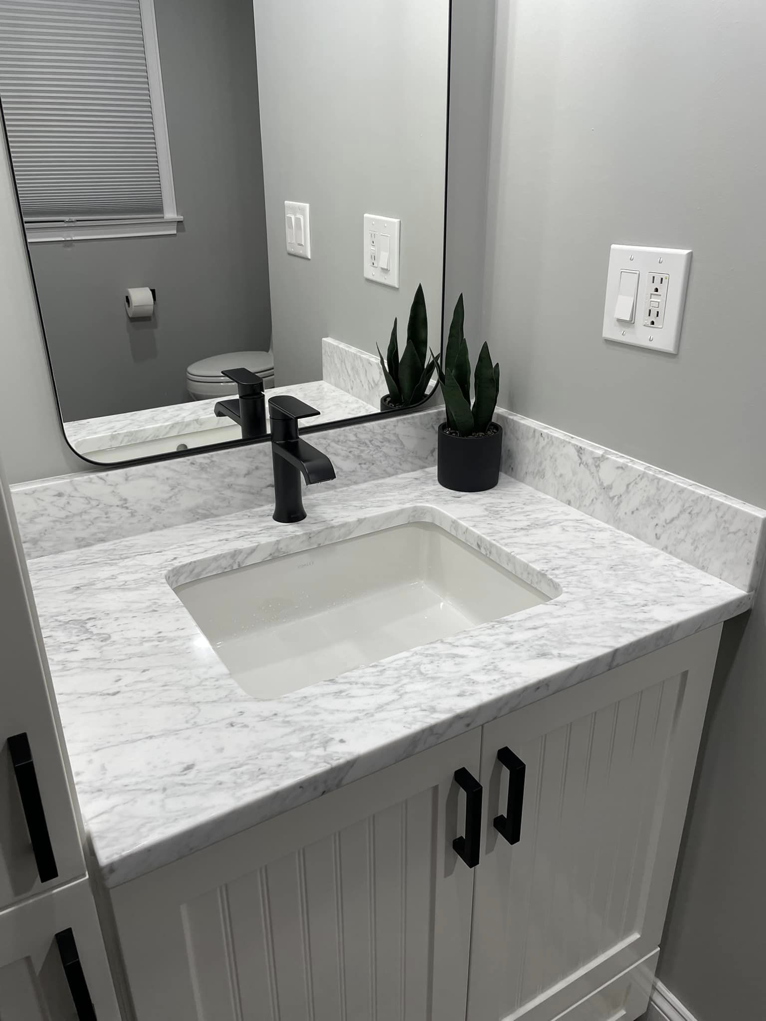 white vanity top