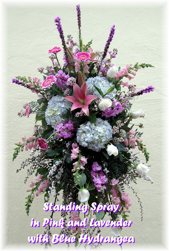 Standing-Spray-in-Pink-&-Lavender---Blue-Hydrangea