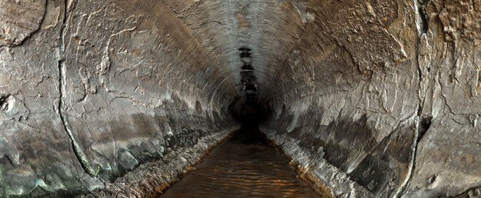 Underground sewer