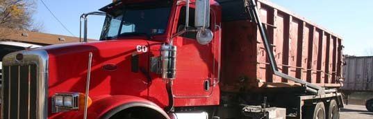 Rool off truck