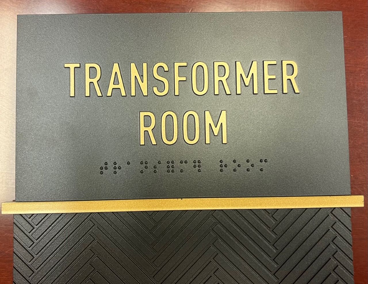 Interior Sign Transformer Room