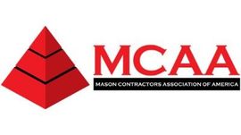 The logo for the mason contractors association of america