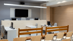 courtroom audio video system