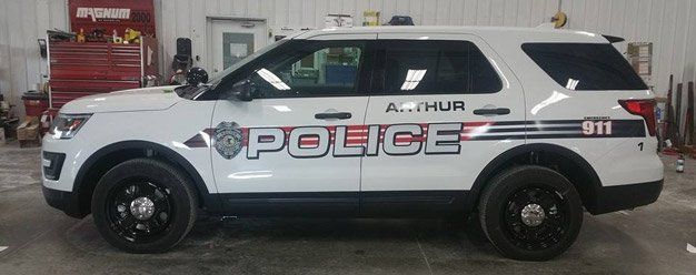 Police car decals