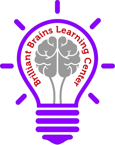 Purple lightbulb with a brain inside, text reads