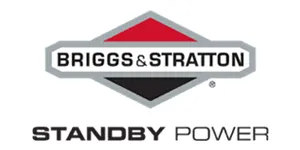 Briggs & Stratton Standby Power logo in black and gray on a white background
