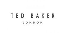The logo for ted baker london is on a white background.