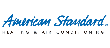American Standard Heating & Air Conditioning logo in blue text on a white background.