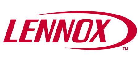 The red Lennox logo featuring the brand name in a bold, italicized font enclosed by a stylized oval swoosh.