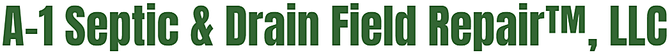 A-1 Septic & Drain Field Repair™, LLC - Logo