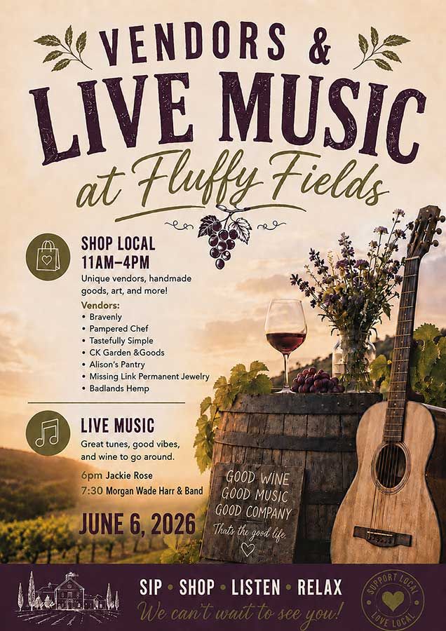 10th year anniversary vendors and live music flyer