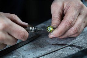 Ring being repaired