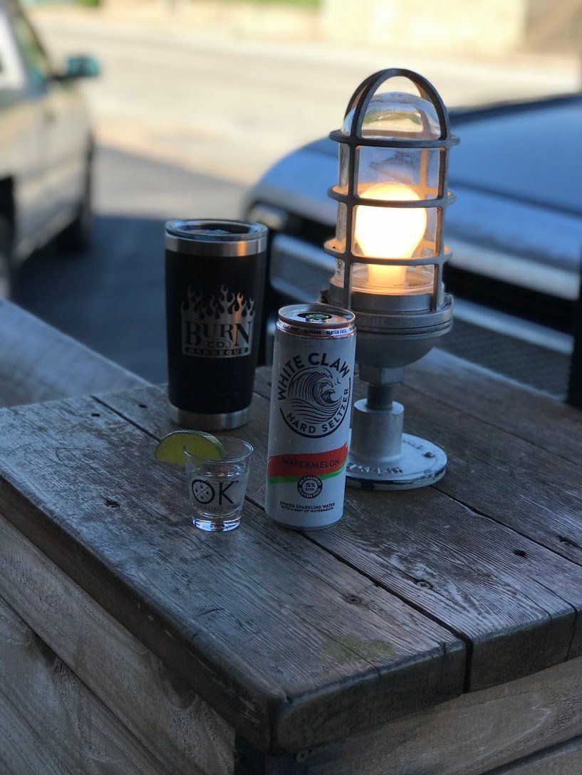 BurnCo Barbeque drinks