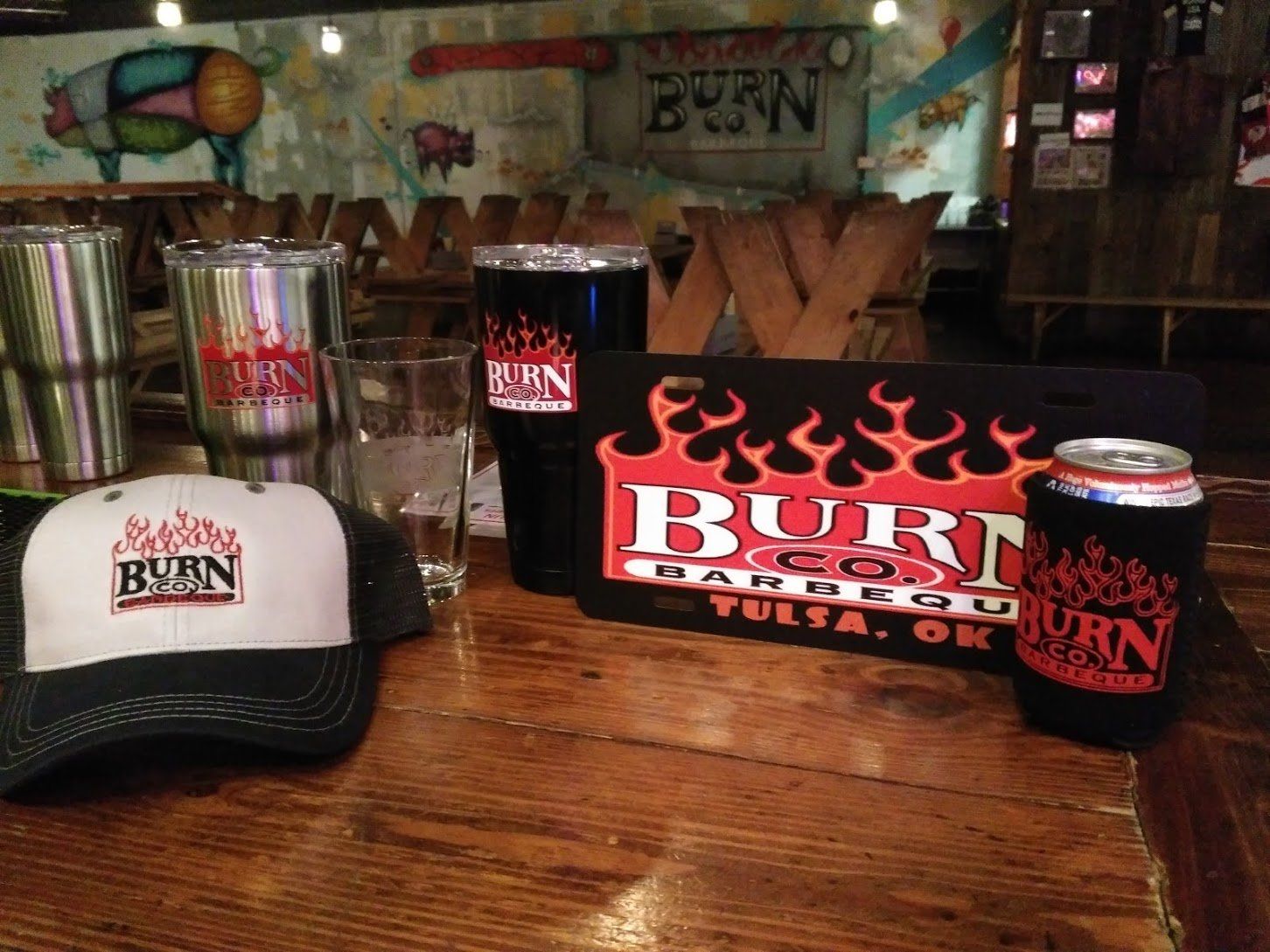 BurnCo Barbeque merchandise