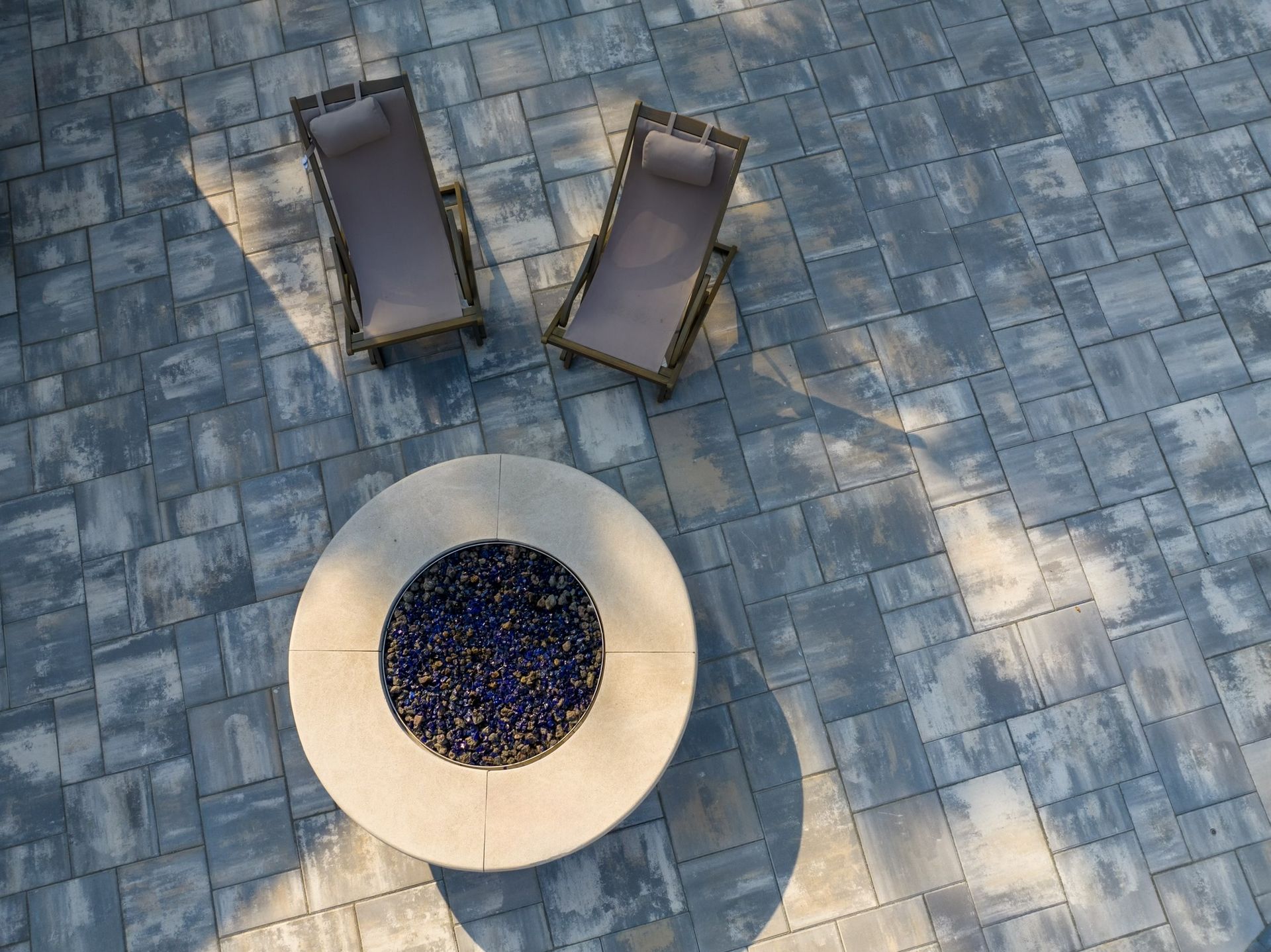 aerial view fireplace