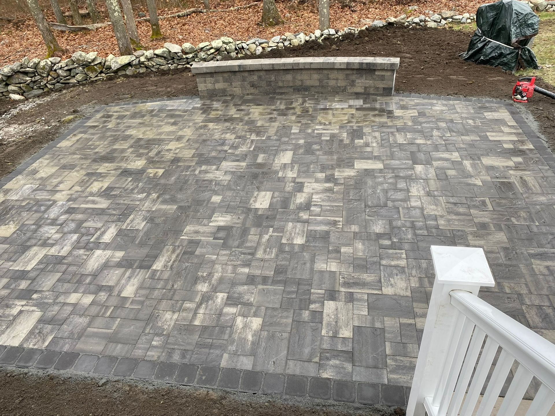 gray stone walkway