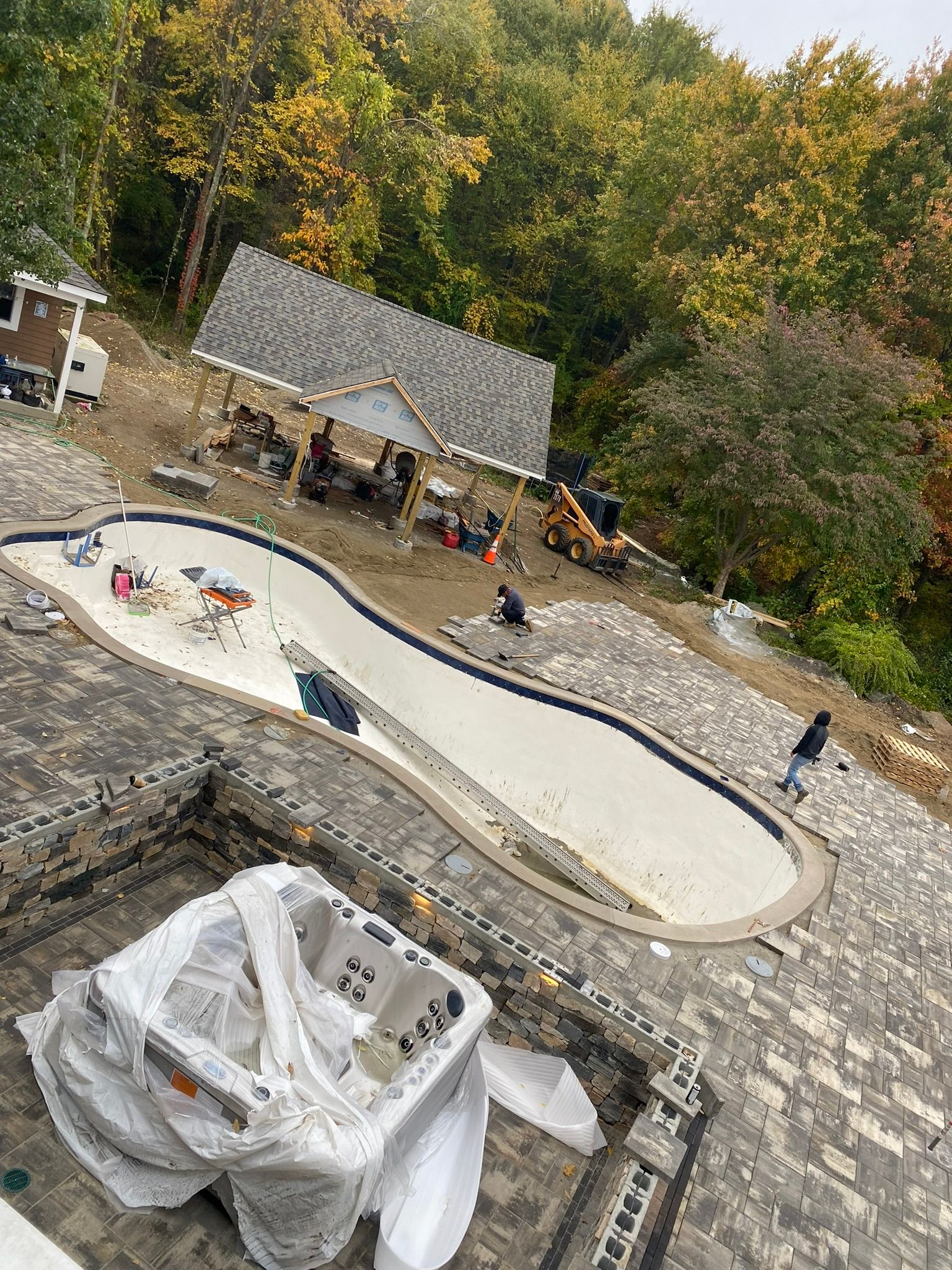 building a pool deck