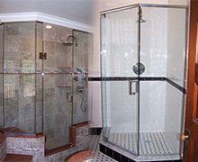 Shower glass