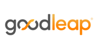 GoodLeap logo in gray and orange on a white background