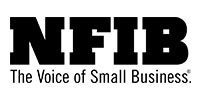 NFIB logo with tagline “The Voice of Small Business” in black on white background