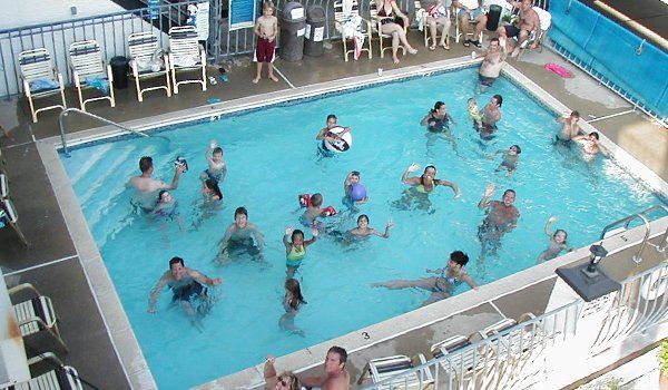 Wildwood vacation rental with pool