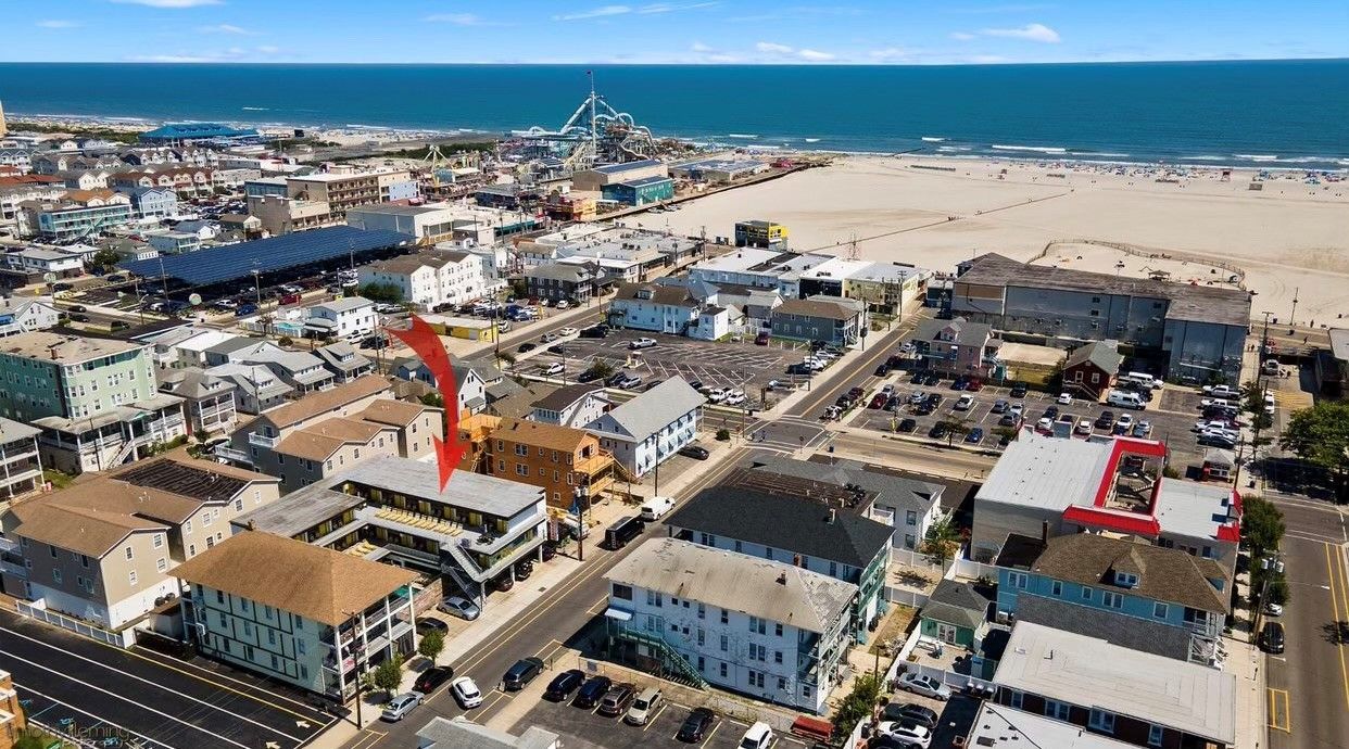 an aerial view of Sunflower Beach Club location