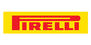 A yellow and red logo for the company irelli