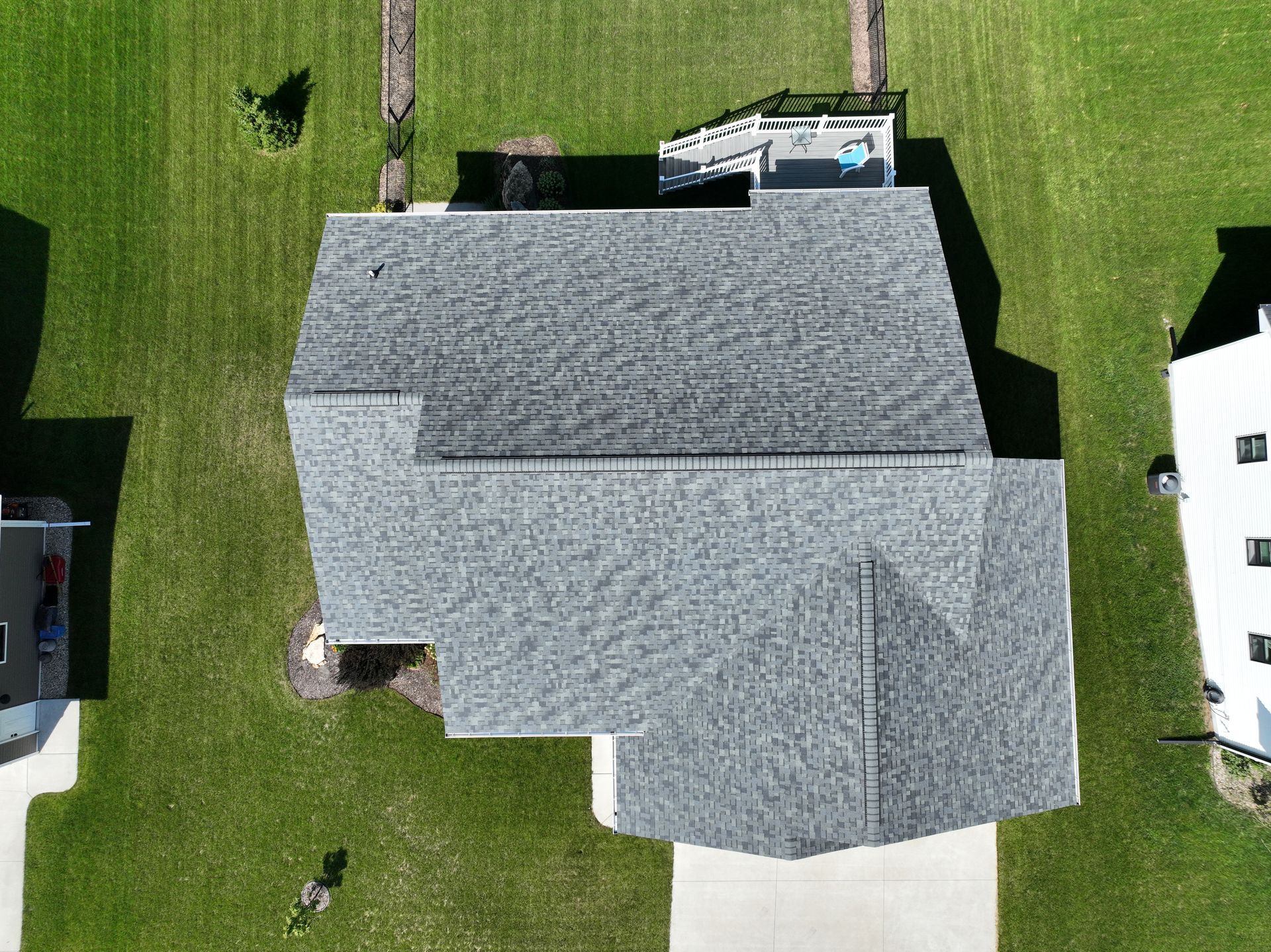 Neighborhood house exterior