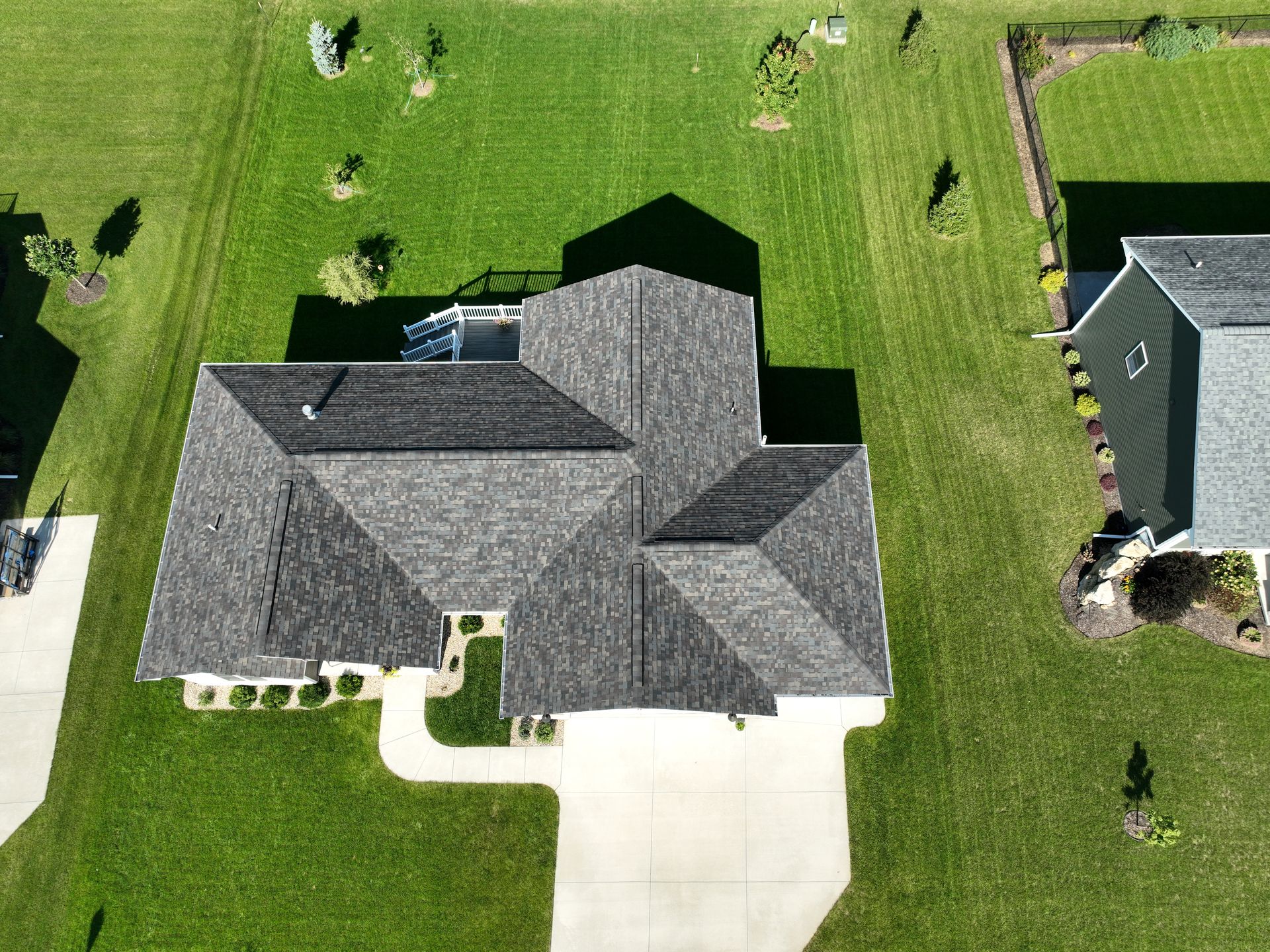 Neighborhood house exterior