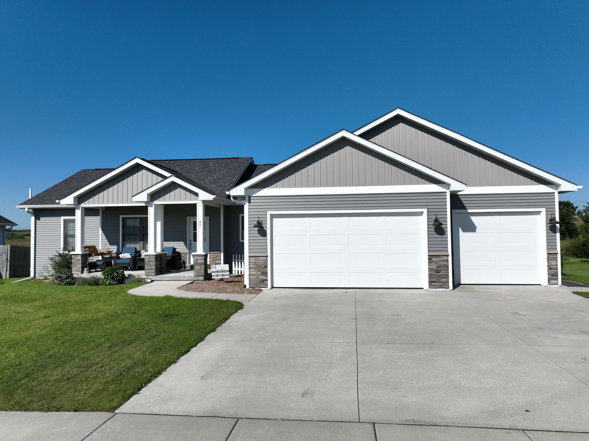 Neighborhood house exterior
