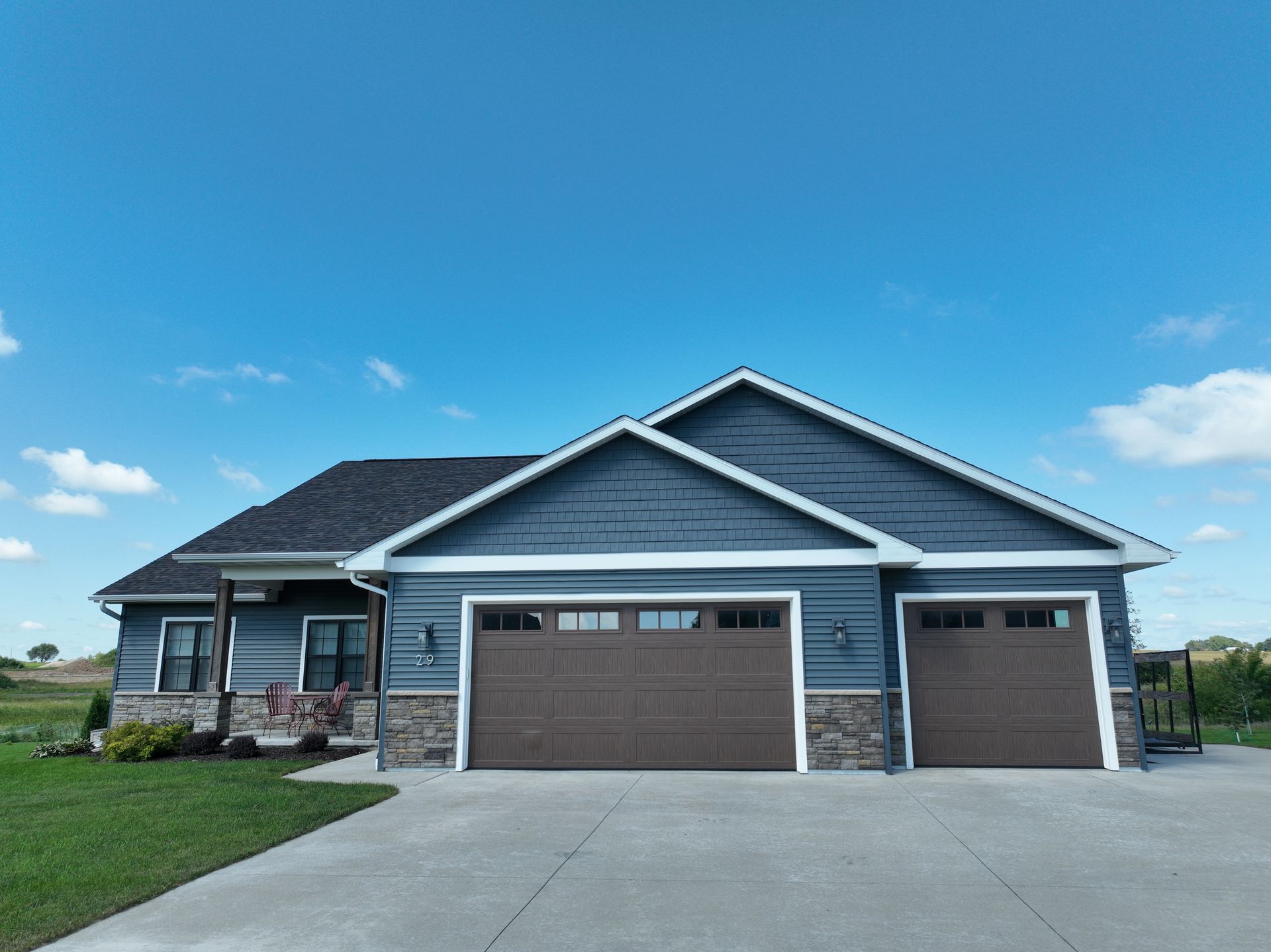 Neighborhood house exterior